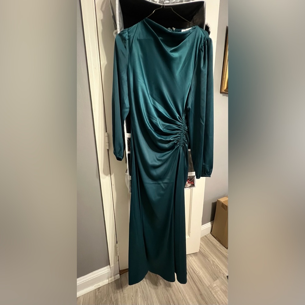 Satin Midi Dress